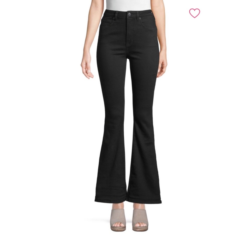 ❌MOVING SALE❌ FREE PEOPLE high raise flare jeans - Picture 4 of 8
